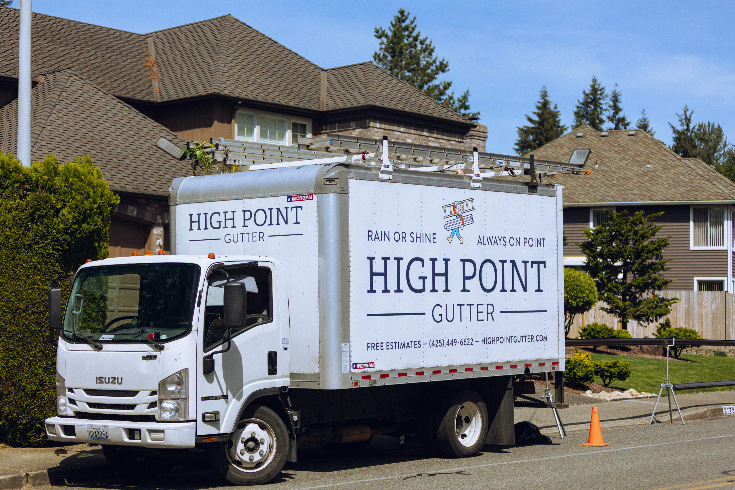 High Point Gutter crew on the job